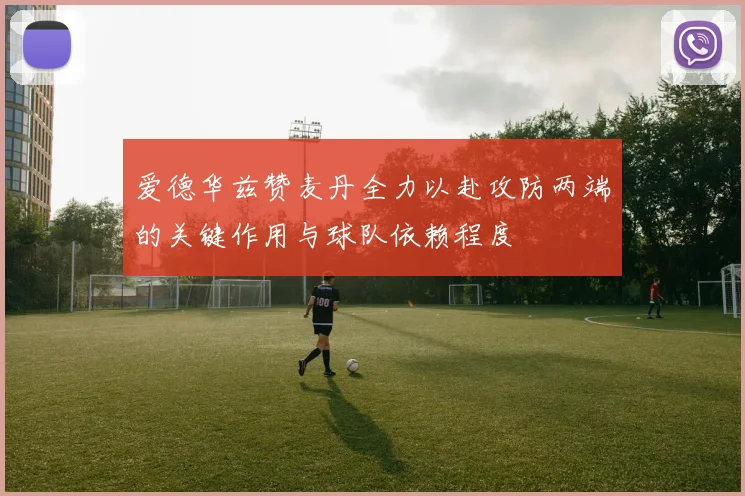 爱德华兹赞麦丹全力以赴攻防两端的关键作用与球队依赖程度